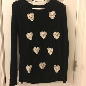 Lauren Conrad long black sweater